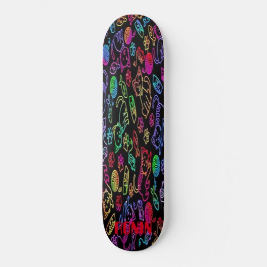 RONIN APEX NEON CATELD SKateboard (Voorkant)