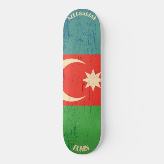 RONIN Azerbeidzjan Apex Pro Vlag skateboard Deck (Voorkant)