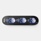 RONIN BRAND BLACK SKID ROW SKULLS Skateboard Decli (Horizontaal)