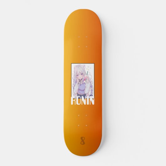 RONIN BRAND Boba Street Girl Skateboard Deck (Voorkant)