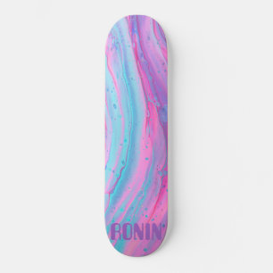RONIN BRAND CALIFORNIA Pink Smooth Whiteout Persoonlijk Skateboard