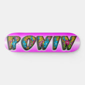 RONIN BRAND GIRL POWER Skateboard Deck (Horizontaal)
