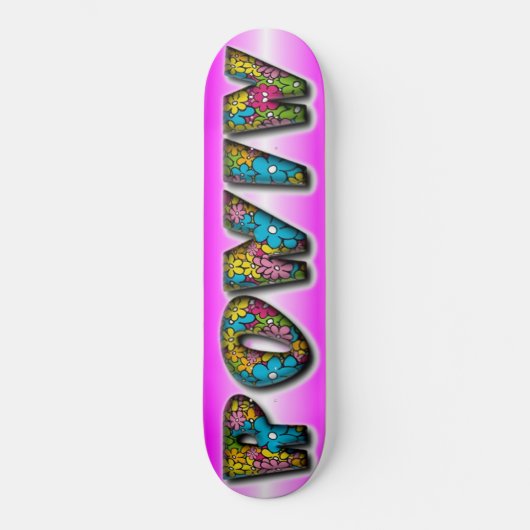 RONIN BRAND GIRL POWER Skateboard Deck (Voorkant)