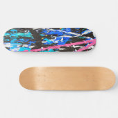 RONIN BRAND Smash Blue Black Skateboard Deck (Horizontaal)