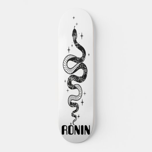 RONIN BRAND Snake Plan Whiteout Reverse SKATEBOARD (Voorkant)