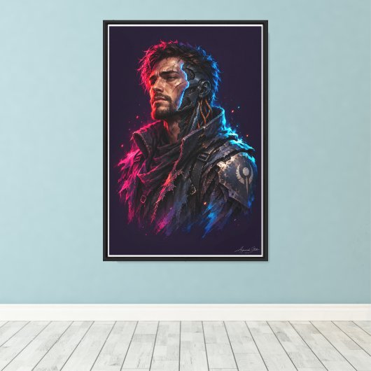 Ronin Circuit Canvas Afdruk (Insitu (Houten vloer))