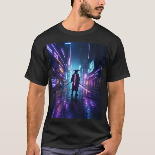 Ronin da Lâmina Neon T-shirt (Voorkant)