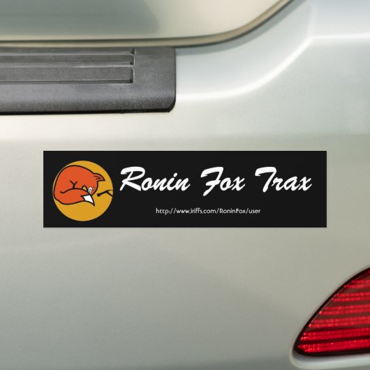 Ronin Fox Trax Classic Logo Bumpersticker (Op auto)