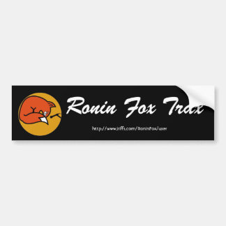Ronin Fox Trax Classic Logo Bumpersticker