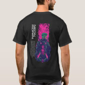 RONIN – Neon Code Samurai Grafische T-shirt (Achterkant)