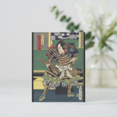 Ronin ridder Japanse ukiyo-e samoerai krijger Briefkaart (Staand voorkant)