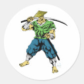 Ronin Ronde Sticker (Voorkant)