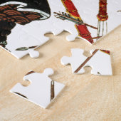 Ronin Samurai Deflecterende pijlen Japanse kunst Legpuzzel (Zijkant)