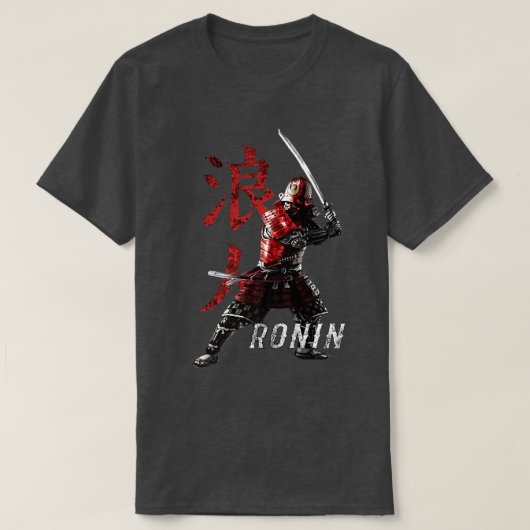Ronin, Samurai zonder heer T-shirt (Design voorkant)