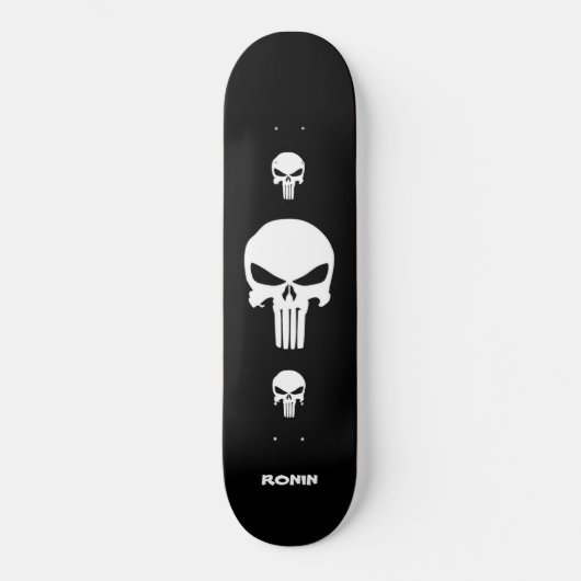 RONIN Skulls Persoonlijk Skateboard (Voorkant)