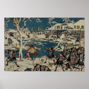RONIN Utagawa Hiroshige II Poster