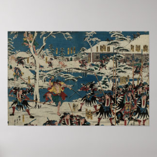 RONIN Utagawa Hiroshige II Poster