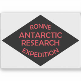 Ronne Antarctic Research Expedition Flag Sticker