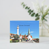 Ronne, Deense foto Briefkaart (Staand voorkant)