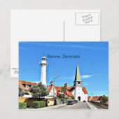 Ronne, Deense foto Briefkaart (Voorkant / Achterkant)