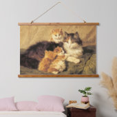  Ronner Knip's kattenolie schilderen Hangend Wandkleed (Slaapkamer)
