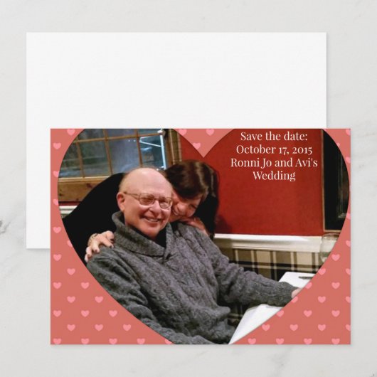 Ronni en Avi Kaart (Voorkant / Achterkant)