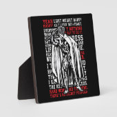 Ronnie Coleman Mr. Olympia Trainingsessie Inspirer Fotoplaat (Voorkant)