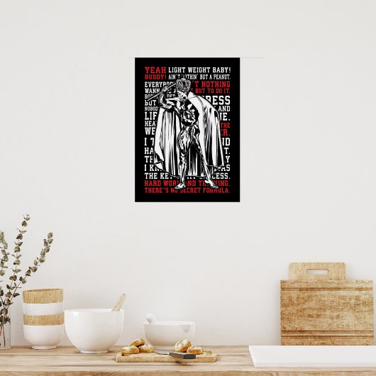 Ronnie Coleman Mr Olympia Workout Inspirerend Poster (Keuken)