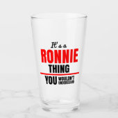 Ronnie, dat je naam niet zou begrijpen glas (Voorkant)