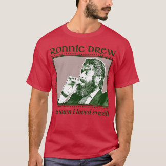 Ronnie Drew stijl ventilator ontwerp T-shirt