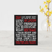 Ronnie Fitness citeert Gym Workout Bodybuilding Mo Kaart (Gele Bloem)