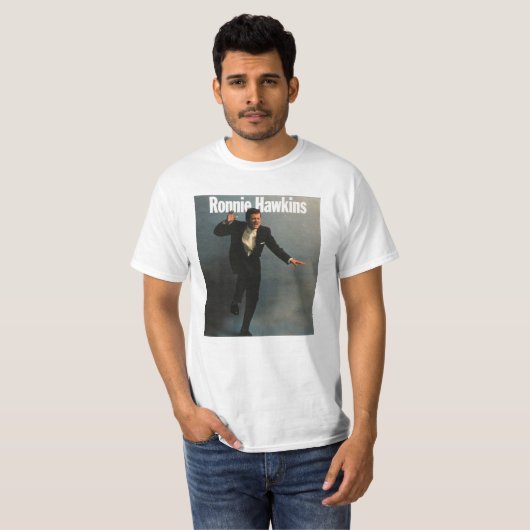 Ronnie hawkins grappig t-shirt (Voorkant volledig)