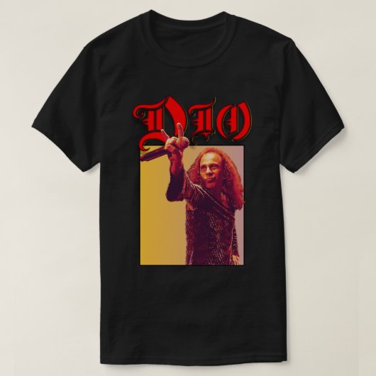 Ronnie James Dio T-shirt (Design voorkant)