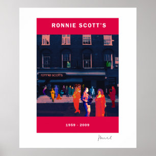 RONNIE SCOTT'S 50ste JUBILEUM POSTER