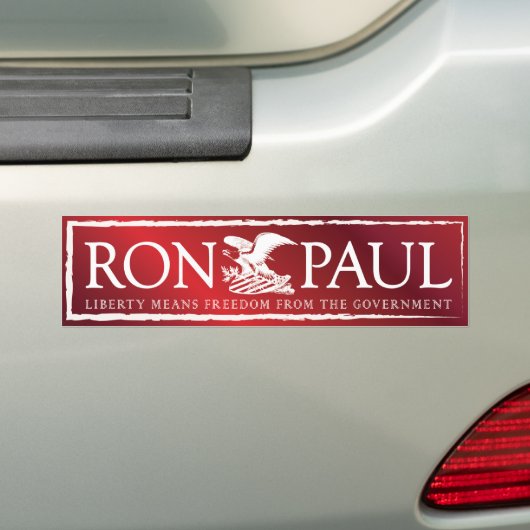 RonPaul2012 Bumpersticker (Op auto)