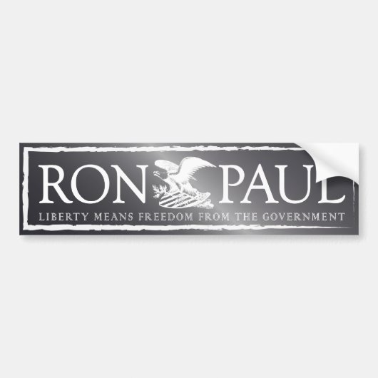 RonPaul2012 Bumpersticker (Voorkant)