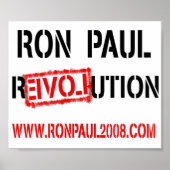 RONPAULRevolutie Poster (Voorkant)