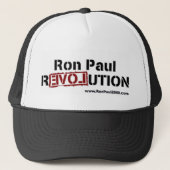 RONPAULREVOLUTIE TRUCKER PET (Voorkant)
