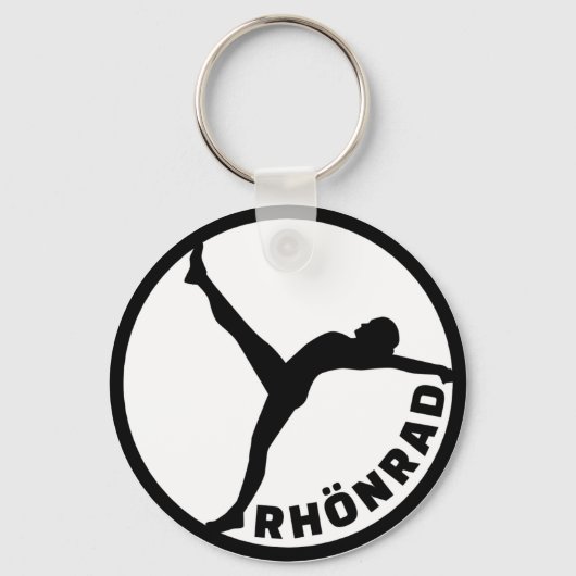 Rönrad-gymwiel Sleutelhanger (Voorkant)