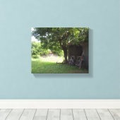 Ron's Texas Hill Country Ingewikkeld Canvas Afdruk (Insitu (Houten vloer))