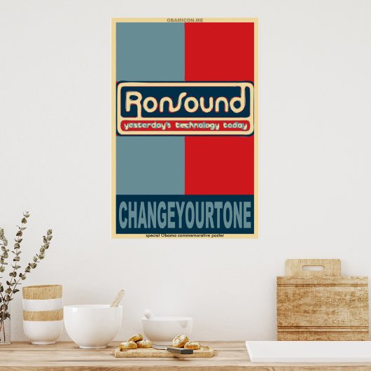 RonSound Obama-achtig poster (Keuken)