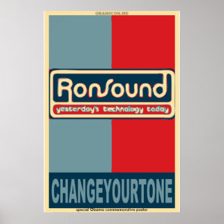 RonSound Obama-achtig poster