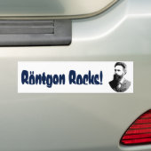 "Rontgen Rocks" Bumpersticker (Op auto)