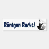"Rontgen Rocks" Bumpersticker (Voorkant)