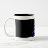 Röntgenafbeelding van de botten van de nek tweekleurige koffiemok (Links)