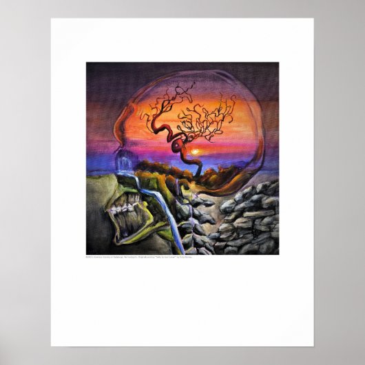 Röntgenfoto Hoesje kunst - Sella Turcica Sunset - Poster (Voorkant)