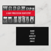 Röntgenfoto Precisie Tandarts Visitekaartje (Voorkant / Achterkant)