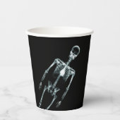 Röntgenfoto skelet papieren bekers (Voorkant)