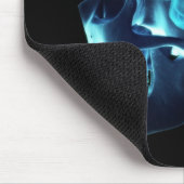 Röntgenfoto van de hersenen in een schedel muismat (Hoek)