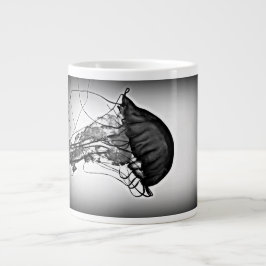Röntgenfoto van een kwal grote koffiekop
